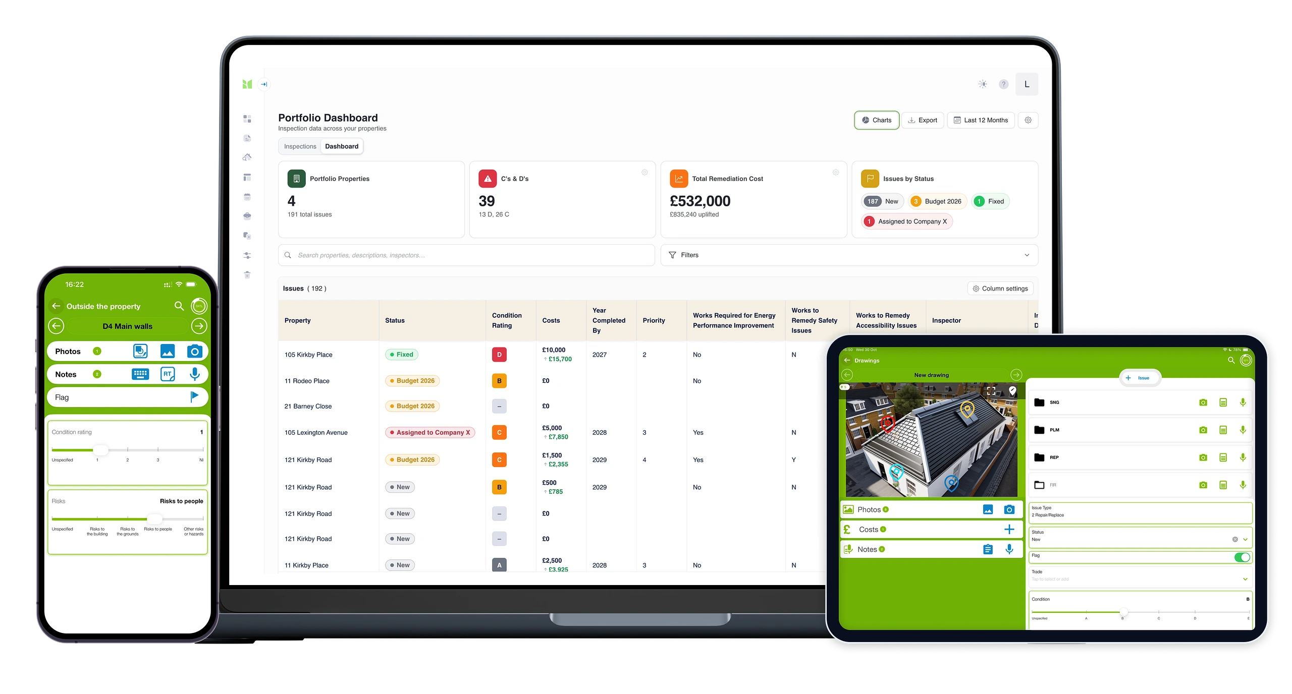 Imfuna for commercial surveying & building consultancy: the mobile app, web platform and published report