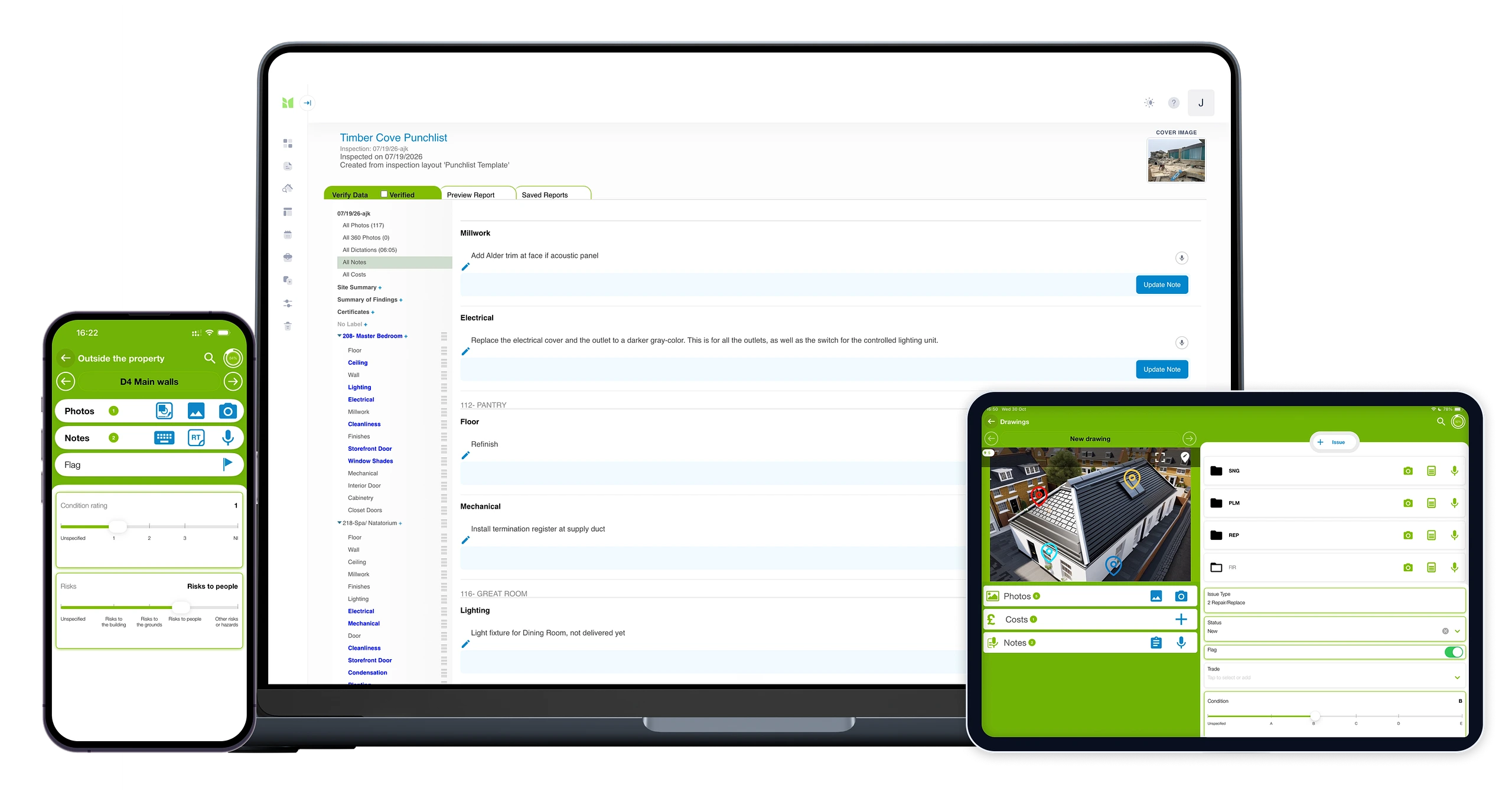 Imfuna for construction: the mobile app, web platform and published report