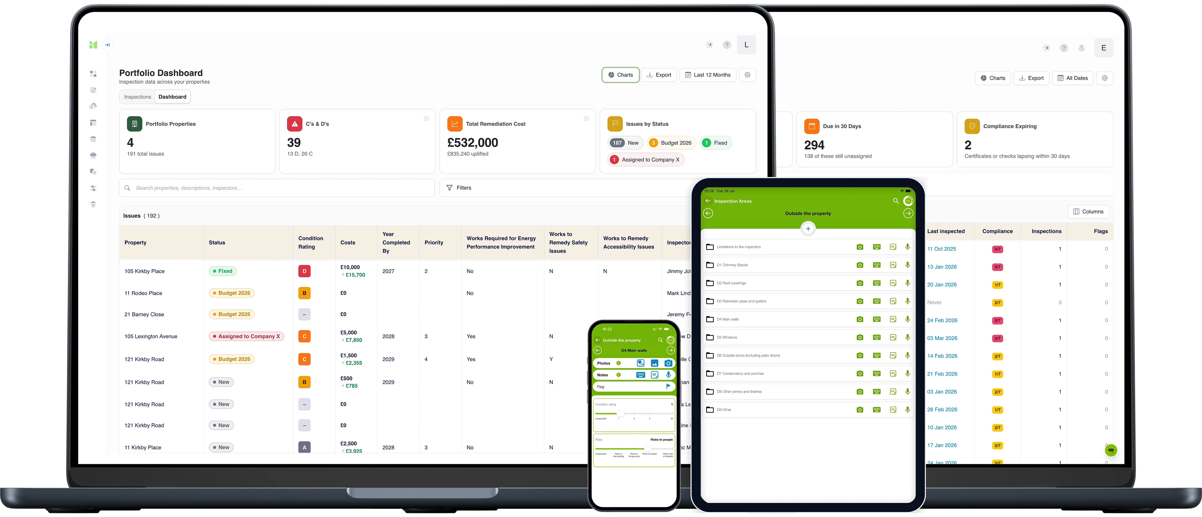 Imfuna for facility & asset management: the mobile app, web platform and published report