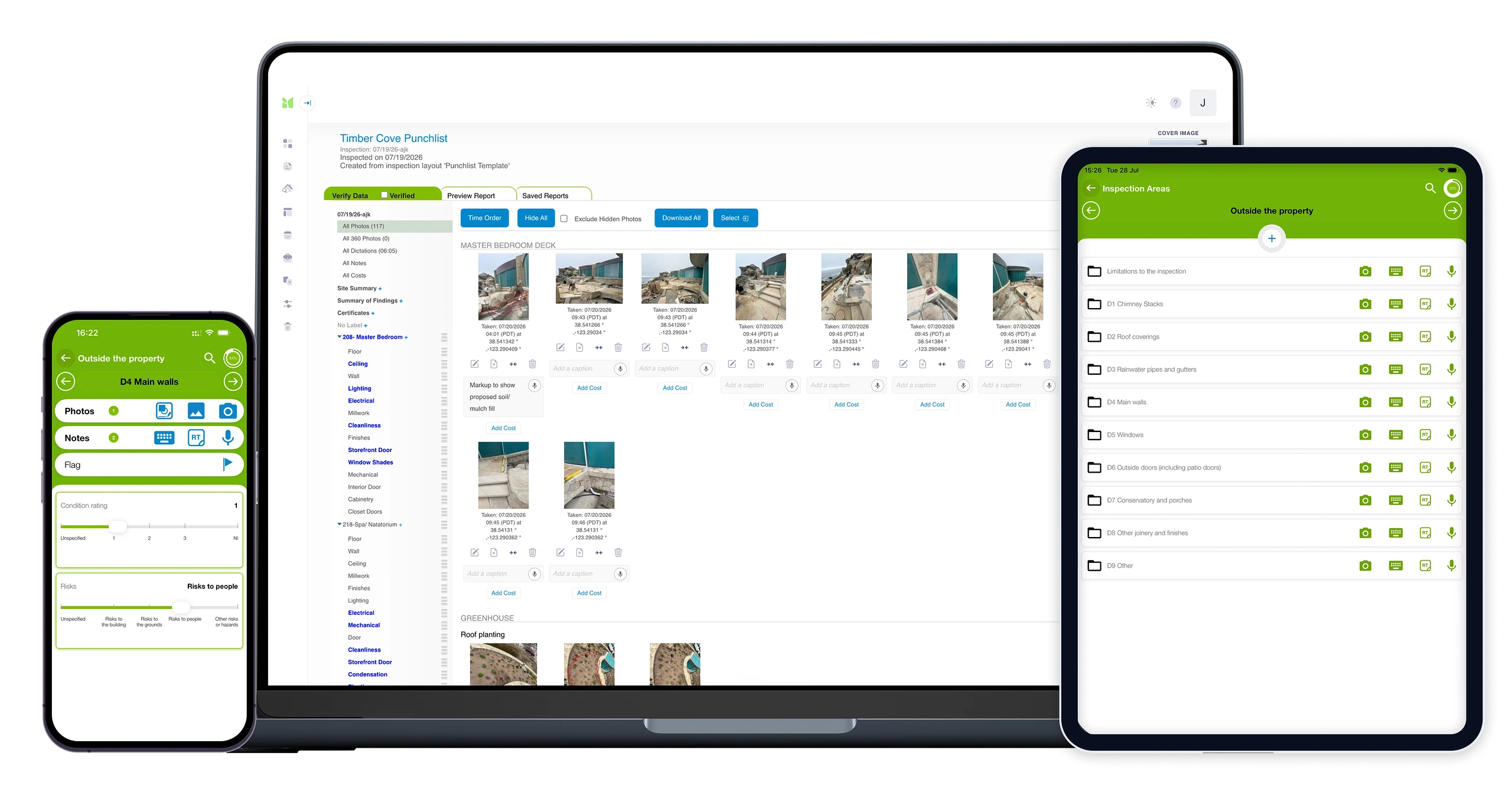 Imfuna for residential surveying: the mobile app, web platform and published report