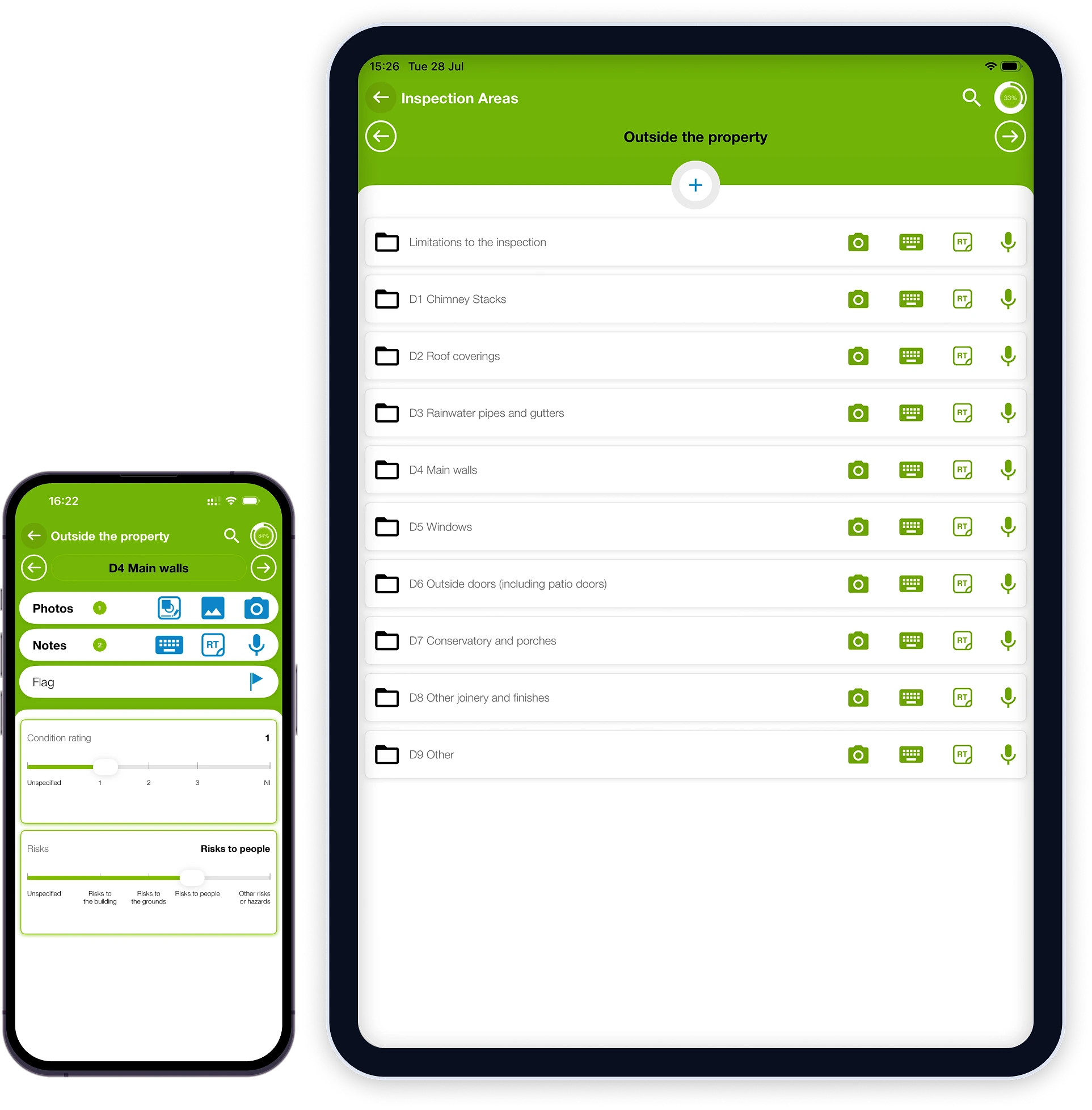 Capture the condition of every building, offline