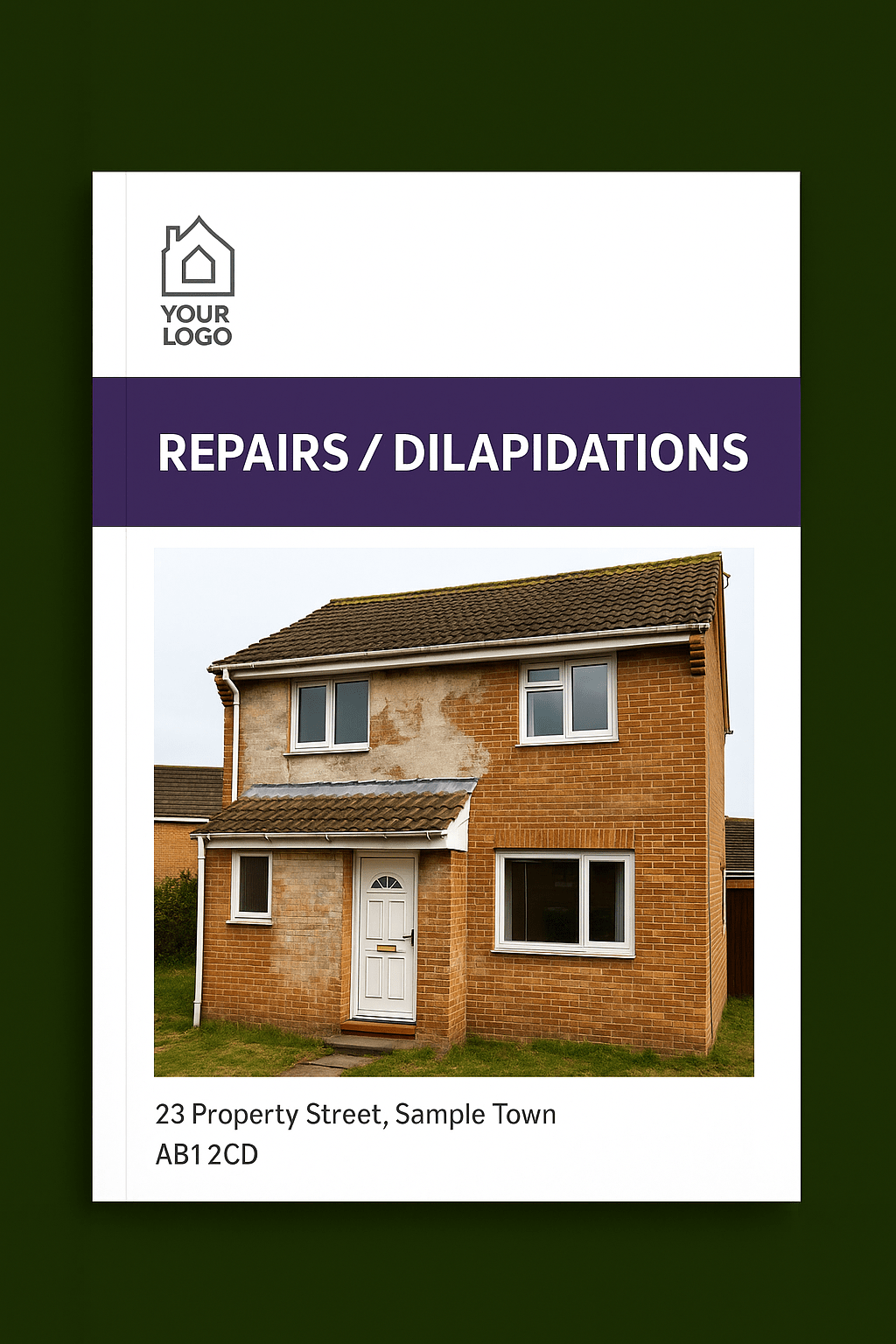 Repairs Report Cover - Let
