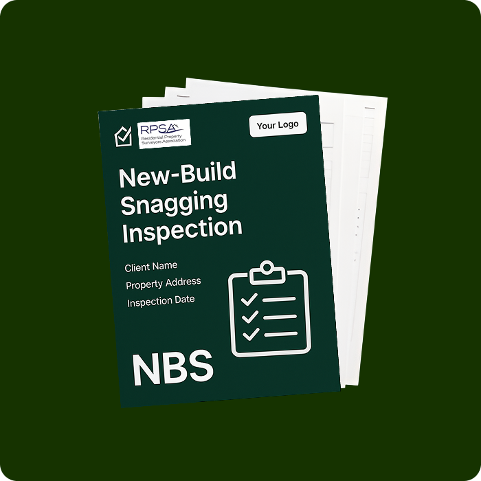 New Building Snagging Report Cover